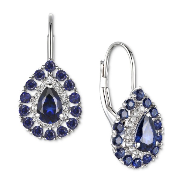 Sapphire (1-3/4 ct. ) & Diamond (1/6 ct. ) Teardro...