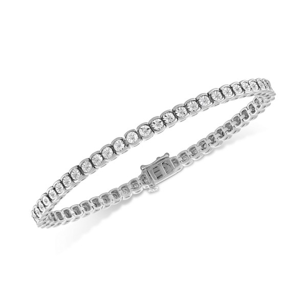 Diamond Illusion Tennis Bracelet (1/2 ct. ) in Ste...