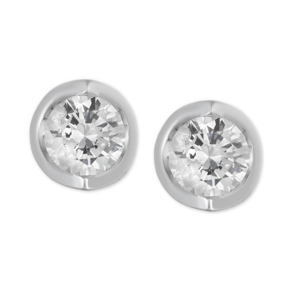 Diamond Tension Stud Earrings (1/2 ct. ) in 14k White  Yellow or Rose Gold