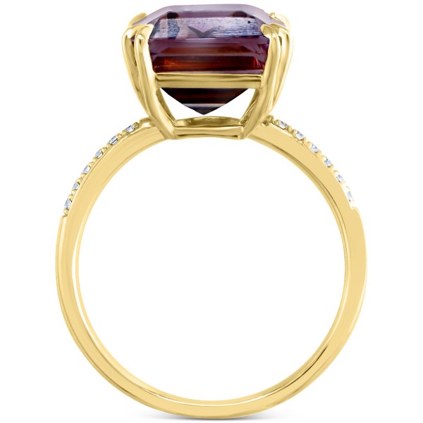 Ametrine (9-5/8 ct. ) & Diamond (1/20 ct. ) Ring in 14k Gold