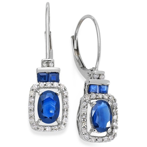 Sapphire (1-1/5 ct. ) and Diamond (1/5 ct. ) Recta...