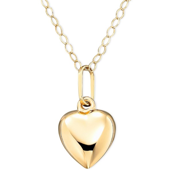 Children's 14k Gold Heart Necklace