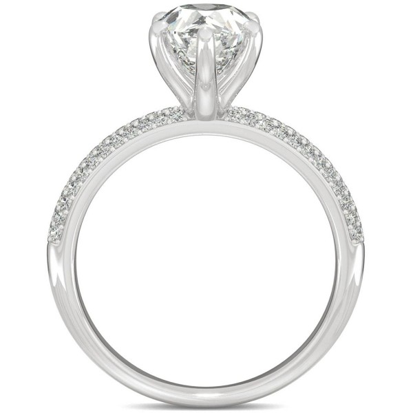 Moissanite Pear Engagement Ring (2-3/8 ct. t.w. DEW) in 14k White Gold