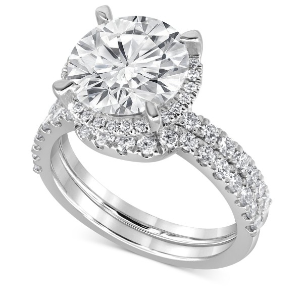 Certified Lab Grown Diamond Bridal Set (5 ct. ) in...