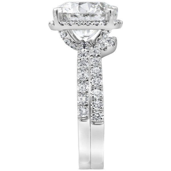 Certified Lab Grown Diamond Bridal Set (5 ct. ) in 14k Gold