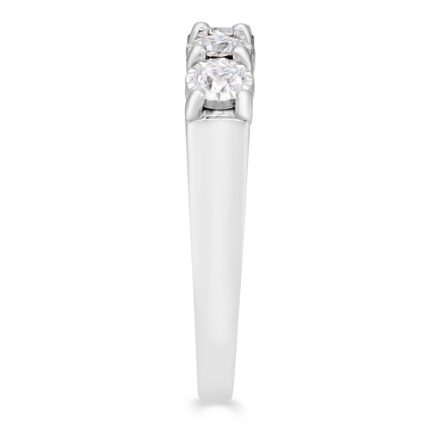 Diamond 5 Stone Band (1/2 ct. ) in 14k White Gold