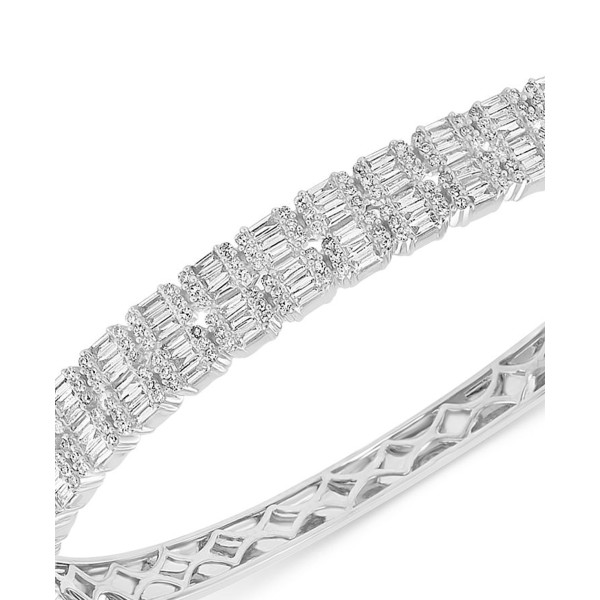 Diamond Bangle Bracelet (2 ct. ) in 14k White Gold