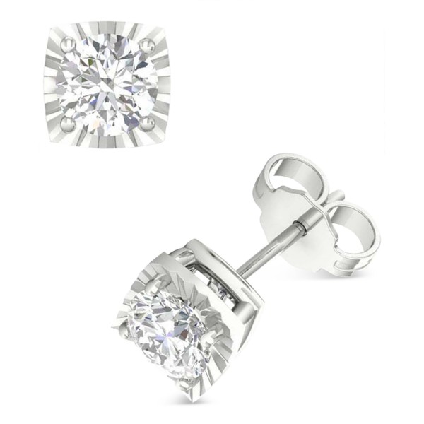 Diamond Enhancer Stud Earrings (1 ct. ) in 14k White Gold