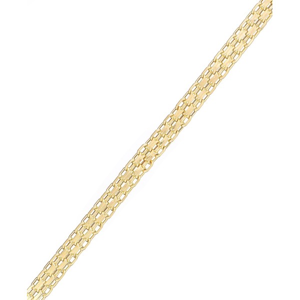 Bismark Chain Bracelet in 10k Gold