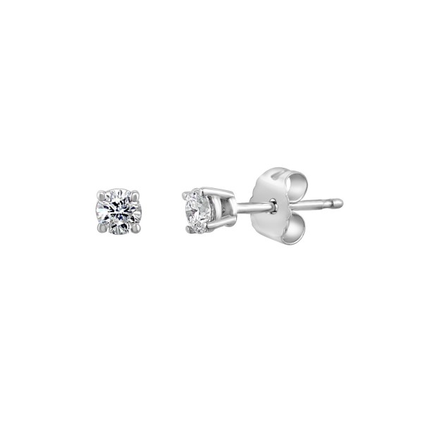 Effy Diamond (1/4 ct. ) Stud Earrings in 14k White...