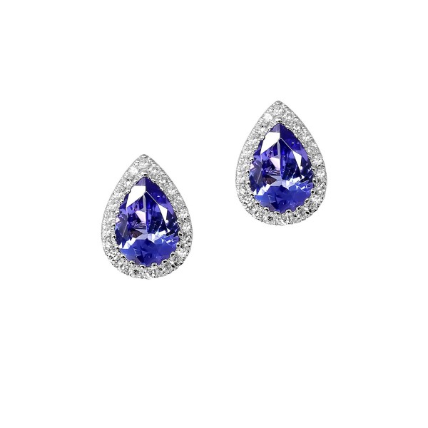 Tanzanite (1-1/3 ct. tw.) & Diamond (1/8 ct.tw.) P...