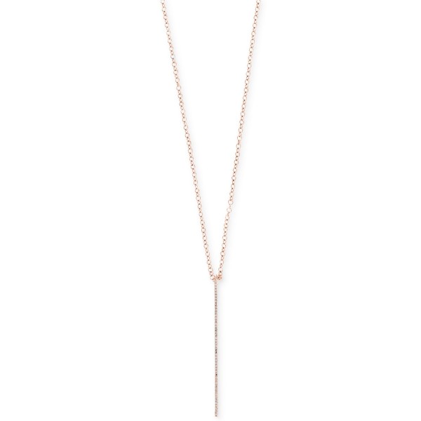 Diamond Vertical Bar Pendant Necklace (1/8 ct. ) i...