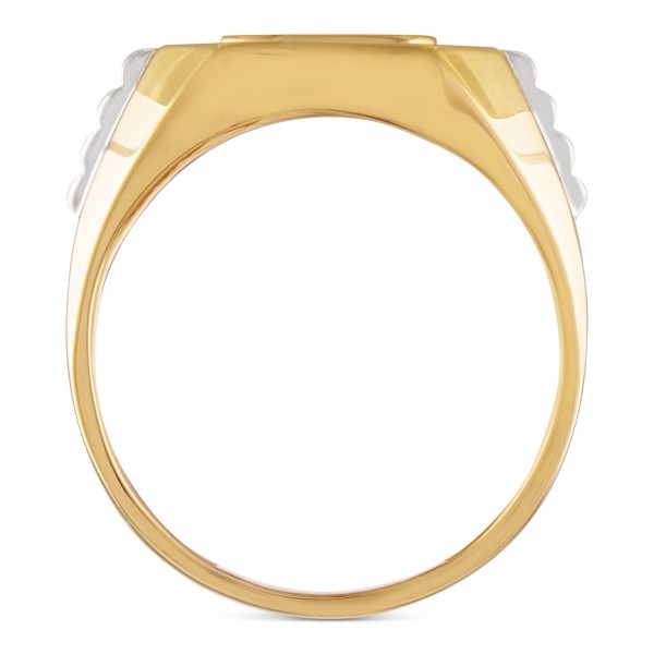 Men's Diamond Rectangle Ring in 14k Gold (1/2 ct. )